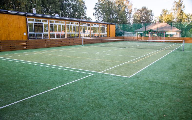 Multipurpose court — tennis and more